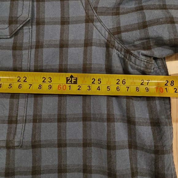 Carhartt Shirt Men’s 2XL Original Fit Long Sleeve Blue Plaid. - Picture 10 of 11